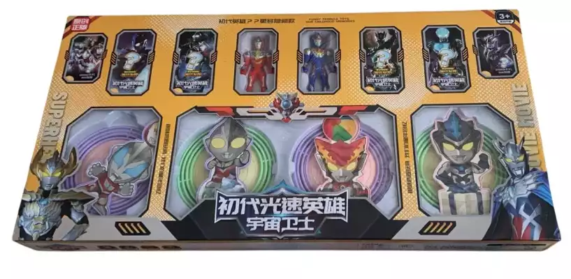 Игровой набор superhero, 6 фигурок, мультиколор